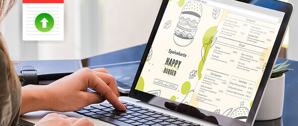 PDF-Speisekarte Speisekarte digitalisieren